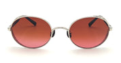 Ottica Mondello Roma - Matsuda - M3137.SG.PW.RED.51 - M3137 - PALLADIUM WHITE / RED COPPER - Titanium - shape Oval - Silver - EYEWEAR - SUNGLASSES - Unisex,Uomo,Donna,Women,Men - lens red - Made In Japan