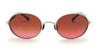Ottica Mondello Roma - Matsuda - M3137.SG.PW.RED.51 - M3137 - PALLADIUM WHITE / RED COPPER - Titanium - shape Oval - Silver - EYEWEAR - SUNGLASSES - Unisex,Uomo,Donna,Women,Men - lens red - Made In Japan