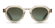 Ottica Mondello Roma - Ahlem - AHL.000855.SUN - Grenelle - Novemberlight / Gradient green Lens - Acetate - shape Panto - transparent beige - EYEWEAR - SUNGLASSES - Unisex,Uomo,Donna,Women,Men - lens Gradient green - Made In France