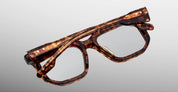 Ottica Mondello Roma - Jacques Marie Mage - JMMVUCRX-5C - YOSHI - ARGYLE RX - Acetate - shape Rectangular - brown - EYEWEAR - EYEGLASSES - Unisex,Uomo,Donna,Women,Men - lens Clear - Made In Japan