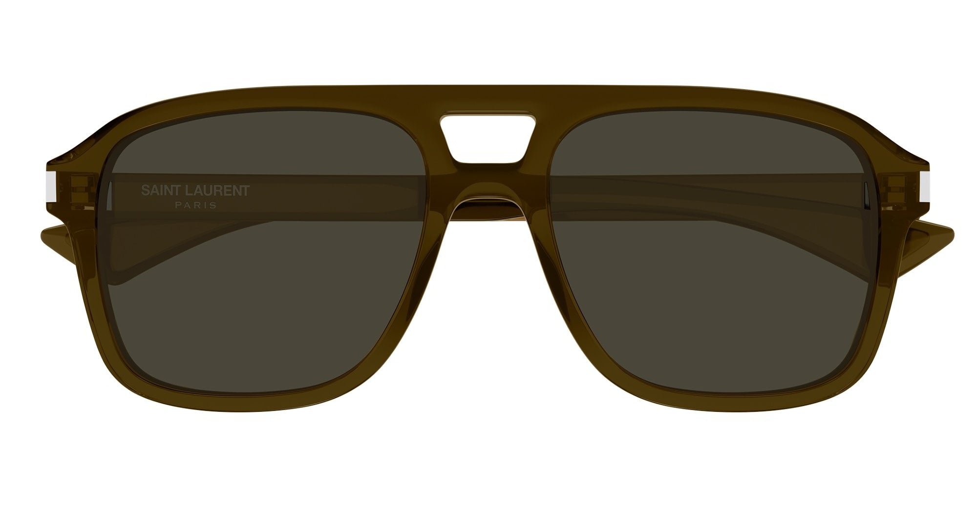 Ottica Mondello Roma - Saint Laurent - SL 881-004 - SL 881-004 - BROWN / GREY LENS - Acetate - shape Navigator - brown - EYEWEAR - SUNGLASSES - Unisex,Uomo,Donna,Women,Men - lens Grey - Made In Japan