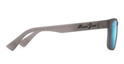 Ottica Mondello Roma - Maui Jim - MJ0593S-004 - KUPULAU - MATTE TRANSPARENT GREY / BLUE HAWAII - nylon - shape Squared - grey - EYEWEAR - SUNGLASSES - Unisex,Uomo,Donna,Women,Men - lens Blue - Made In Japan
