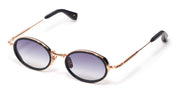 Ottica Mondello Roma - John Dalia - EDDIE-C134 - EDDIE - C134 Dark Navy Blue / Rose Gold - Metal - shape  - blue, gold - EYEWEAR - SUNGLASSES - Unisex,Uomo,Donna,Women,Men - lens  - Made In France