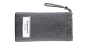 Soft twill eyewear case - med grey