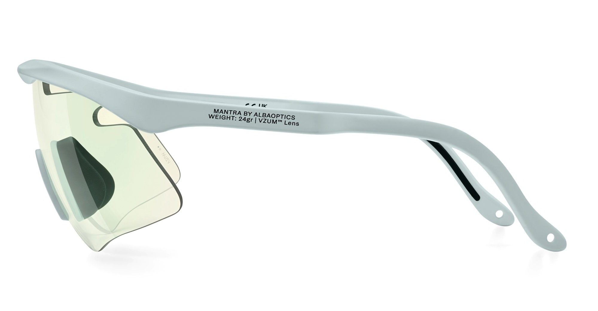Ottica Mondello Roma - Alba Optics - 8050054517995 - MANTRA - ICE / VZUM F-LENS BTL - Tr90 - shape Mask - grey - EYEWEAR - SUNGLASSES - Unisex,Uomo,Donna,Women,Men - lens blue green - Made In Italy