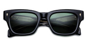 Ottica Mondello Roma - Jacques Marie Mage - JMMDEX-18V - DEALAN 53 - VENOM - Acetate - shape Squared - Black - EYEWEAR - SUNGLASSES - Unisex,Uomo,Donna,Women,Men - lens Green - Made In Japan