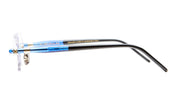 Ottica Mondello Roma - Kuboraum - KROP63LGBL0000OP - MASK P63 - LIGHT GOLD / BLUE RX - Acetate, metal - shape  - grey - EYEWEAR - EYEGLASSES - Uomo,Men - lens  - Made In Italy