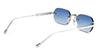 Ottica Mondello Roma - Sato - TEREBELLUM-IV-S1001 - TEREBELLUM IV - PLATINUM - Titanium - shape Oval - Silver - EYEWEAR - SUNGLASSES - Uomo,Men - lens Gradient blue - Made In Japan