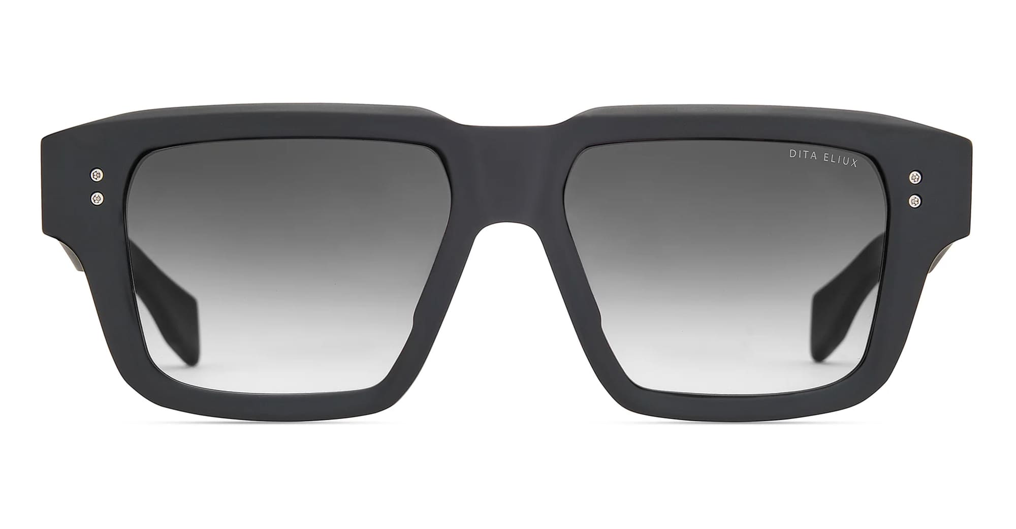 Ottica Mondello Roma - DITA - DTS751-A-01 - ELIUX -  MATTE BLACK - Acetate - shape Squared - Black - EYEWEAR - SUNGLASSES - Unisex,Uomo,Donna,Women,Men - lens Gradient grey - Made In Japan