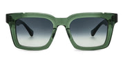 Ottica Mondello Roma - Matsuda - M1033.SG.BGN.50 - M1033 - BOTTLE GREEN  / BLUE GRADIENT - Acetate - shape Rectangular - green - EYEWEAR - SUNGLASSES - Unisex,Uomo,Donna,Women,Men - lens Gradient grey - Made In Japan