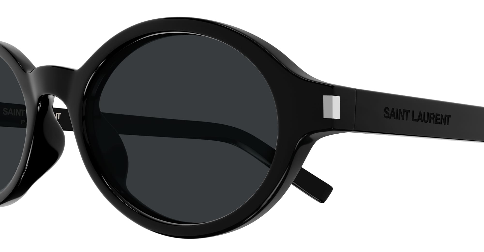Ottica Mondello Roma - Saint Laurent - SL 751 JEANNE-001 - SL 751 JEANNE-001 - BLACK - Acetate - shape Oval - Black - EYEWEAR - SUNGLASSES - Donna,Women - lens Grey - Made In Italy