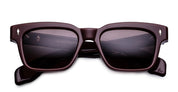 Ottica Mondello Roma - Jacques Marie Mage - JMMML-R7 - MOLINO - BORDEAUX EMPIRE - Acetate - shape Rectangular - blue - EYEWEAR - SUNGLASSES - Unisex,Uomo,Donna,Women,Men - lens Brown - Made In Japan