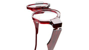 Ottica Mondello Roma - Kuboraum - KROK32BX000000OP - MASK K32 BX - BORDEAUX  RX - Acetate - shape Round - burgundy - EYEWEAR - EYEGLASSES - Unisex,Uomo,Donna,Women,Men - lens Clear - Made In Italy