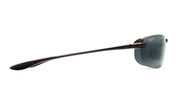 Ottica Mondello Roma - Maui Jim - MJ0405S-001 - MAKAHA - GLOSS BLACK / NEUTRAL GREY - nylon - shape Oval - Black - EYEWEAR - SUNGLASSES - Unisex,Uomo,Donna,Women,Men - lens Grey - Made In Japan