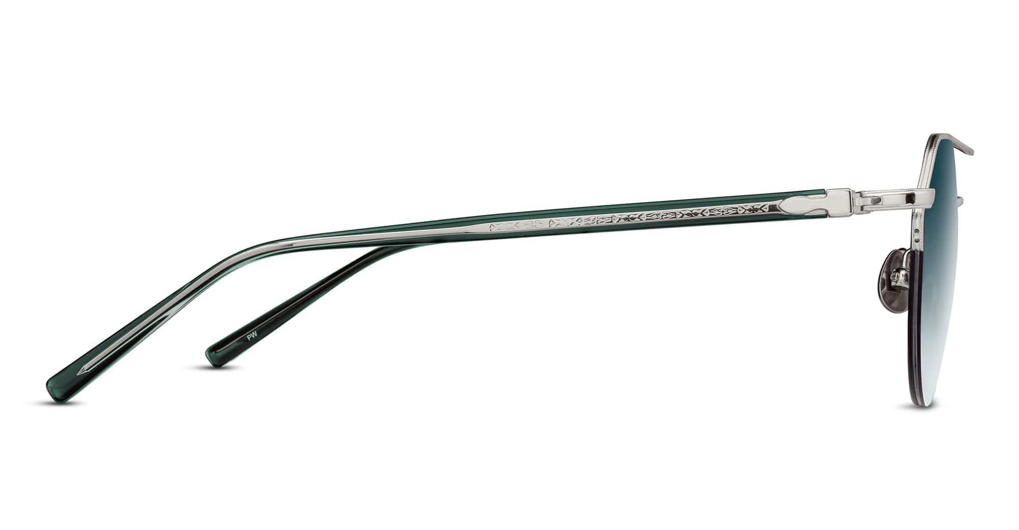 Ottica Mondello Roma - Matsuda - M3141.SG.PW.50 - M3141 - PALLADIUM WHITE / BLUE GRADIENT LENS - Acetate - shape  -  - EYEWEAR - SUNGLASSES - Uomo,Men - lens  - Made In Japan