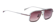 Ottica Mondello Roma - Jacques Marie Mage - JMMER-17H - EARL - BORDEAUX - Titanium - shape Navigator - Silver - EYEWEAR - SUNGLASSES - Uomo,Men - lens burgundy - Made In Japan