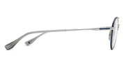 Ottica Mondello Roma - DITA - DTX189-A-03 - ETHYX-  BLUE IRON / SILVER RX - titanium, acetate - shape Round - Silver, blue - EYEWEAR - EYEGLASSES - Unisex,Uomo,Donna,Women,Men - lens Clear - Made In Japan