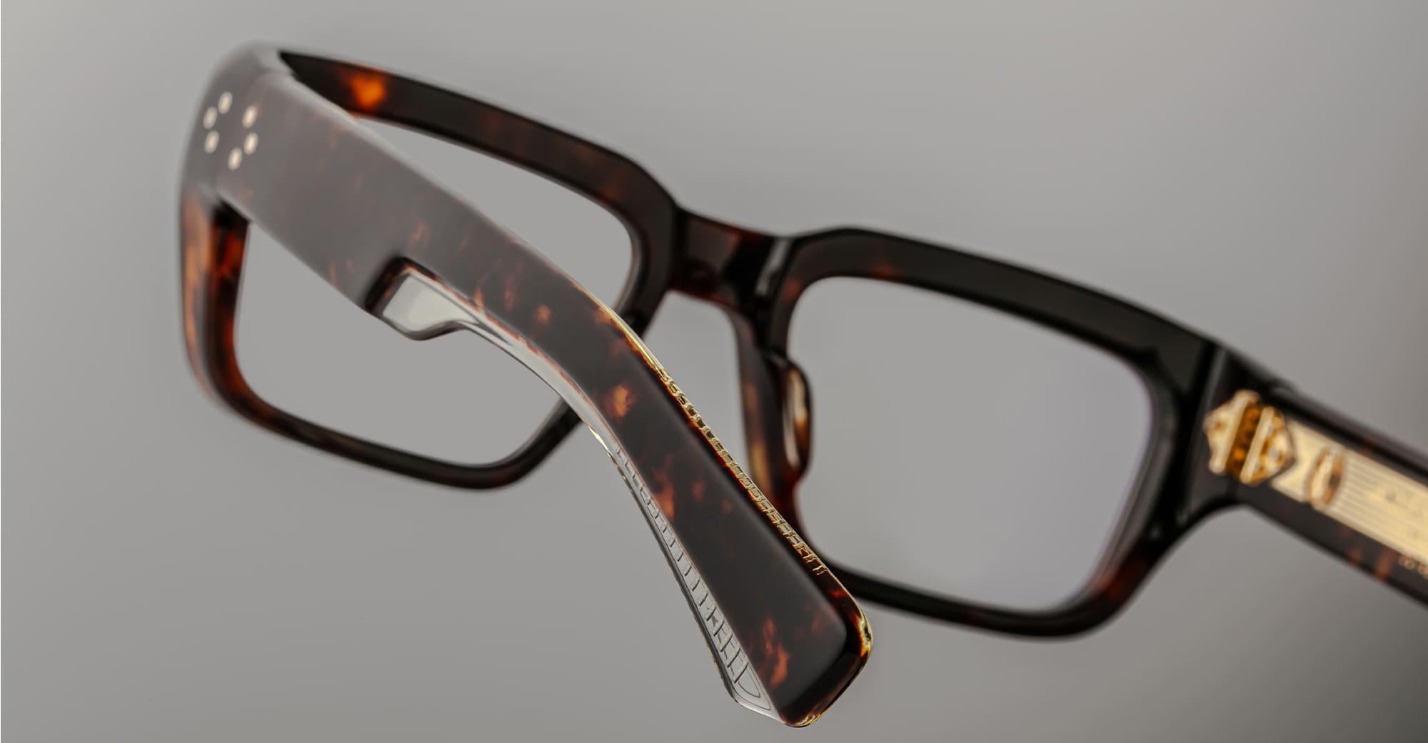 Ottica Mondello Roma - Jacques Marie Mage - JMMWKRX-6B - WALKER - HAVANA 6 RX - Acetate - shape Rectangular - Havana - EYEWEAR - SUNGLASSES - Uomo,Men - lens Clear - Made In Japan