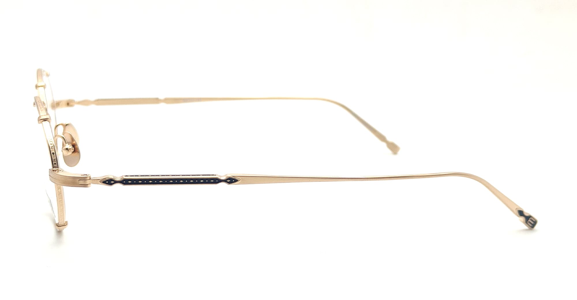 Ottica Mondello Roma - Matsuda - M3150.RX.BG.50 - M3150 - BRUSHED GOLD - Titanium - shape Oval - brushed gold - EYEWEAR - EYEGLASSES - Unisex,Uomo,Donna,Women,Men - lens Clear - Made In Japan