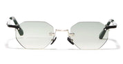 Ottica Mondello Roma - John Dalia - CURTIS-C479 - CURTIS - C479 Ruthenium / Platine Plated - stainless steel - shape Hexagonal - ruthenium silver - EYEWEAR - SUNGLASSES - Unisex,Uomo,Donna,Women,Men - lens Gradient grey - Made In France