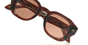Ottica Mondello Roma - Daizo - A-SD001-WBR1-BR01 - LUDO - WARM BROWN / BROWN LENS - Acetate - shape Round - brown - EYEWEAR - SUNGLASSES - Unisex,Uomo,Donna,Women,Men - lens Brown - Made In Japan