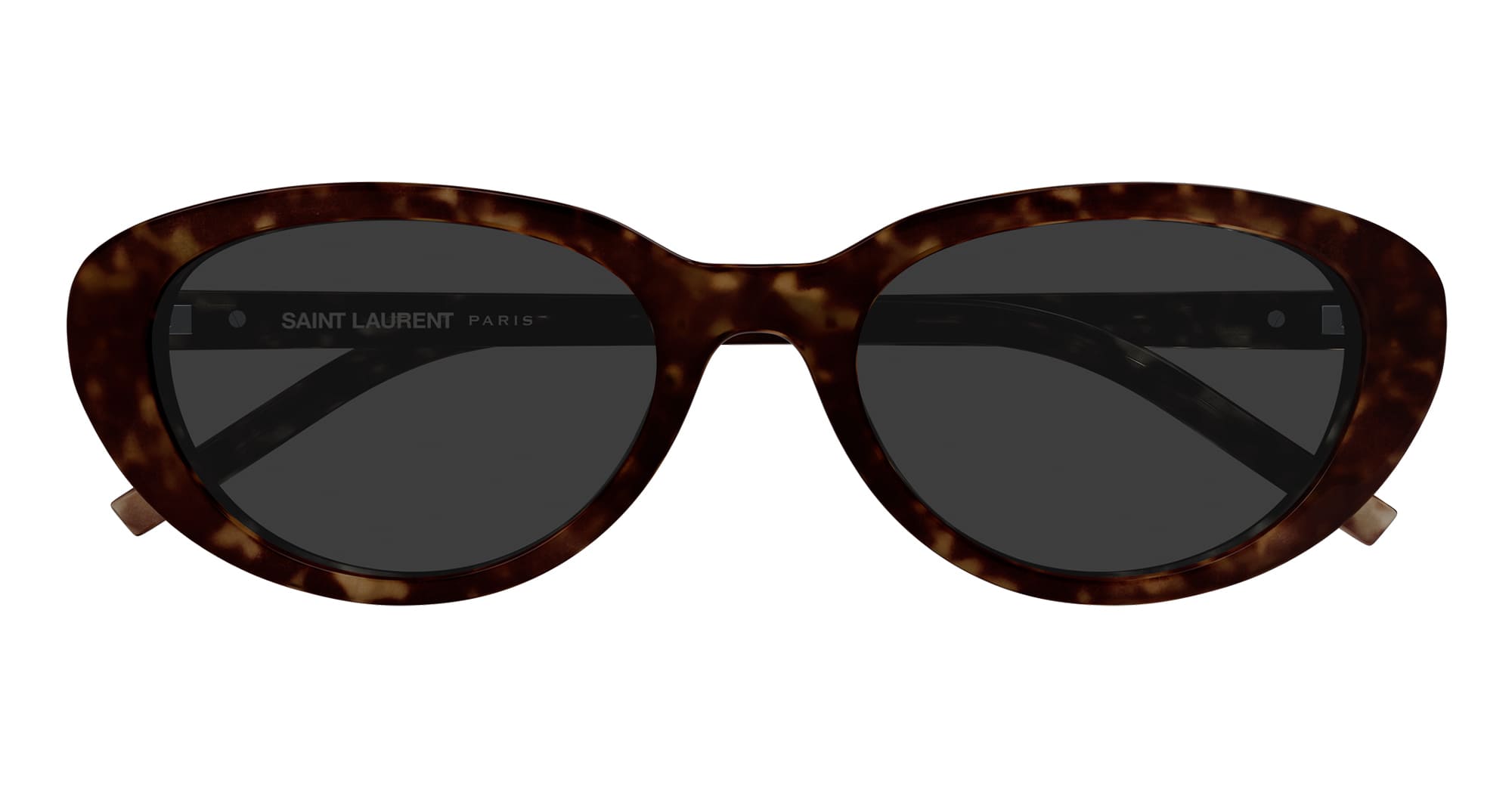 Ottica Mondello Roma - Saint Laurent - SL M154-002 - SL M154-002 - HAVANA - Acetate - shape Oval - Havana - EYEWEAR - SUNGLASSES - Donna,Women - lens Grey - Made In Italy