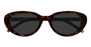 Ottica Mondello Roma - Saint Laurent - SL M154-002 - SL M154-002 - HAVANA - Acetate - shape Oval - Havana - EYEWEAR - SUNGLASSES - Donna,Women - lens Grey - Made In Italy