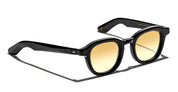 Ottica Mondello Roma - Moscot - OR-DAH-S44240200-TK - DAHVEN  (44) - BLACK / CUSTOM CHESTNUT FADE LENS - Acetate - shape Panto - Black - EYEWEAR - SUNGLASSES - Unisex,Uomo,Donna,Women,Men - lens Gradient brown - Made In China