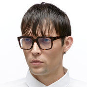 Ottica Mondello Roma - Kuboraum - KRO0K3TA000000OP - MASK K3 - TORTOISE RX - Acetate - shape Squared - Tortoise - EYEWEAR - EYEGLASSES - Unisex,Uomo,Donna,Women,Men - lens Clear - Made In Italy