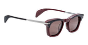 Ottica Mondello Roma - Jacques Marie Mage - JMMKEN-R7 - KENNEDY - BORDEAUX EMPIRE - Acetate, titanium - shape Panto - burgundy - EYEWEAR - SUNGLASSES - Unisex,Uomo,Donna,Women,Men - lens Brown - Made In Japan