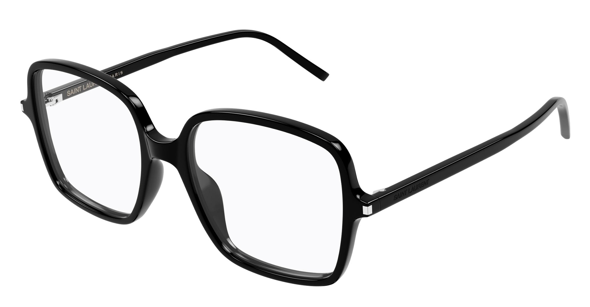 Ottica Mondello Roma - Saint Laurent - SL 892-001 - SL 892-001 - BLACK RX - Acetate - shape Squared - Black - EYEWEAR - EYEGLASSES - Donna,Women - lens Clear - Made In Italy