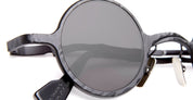 Ottica Mondello Roma - Kuboraum - KRSZ17BM0000002Y - MASK Z17 - BLACK MATT - metal, acetate - shape  Round - Black - EYEWEAR - SUNGLASSES - Uomo,Men - lens dark grey - Made In Italy