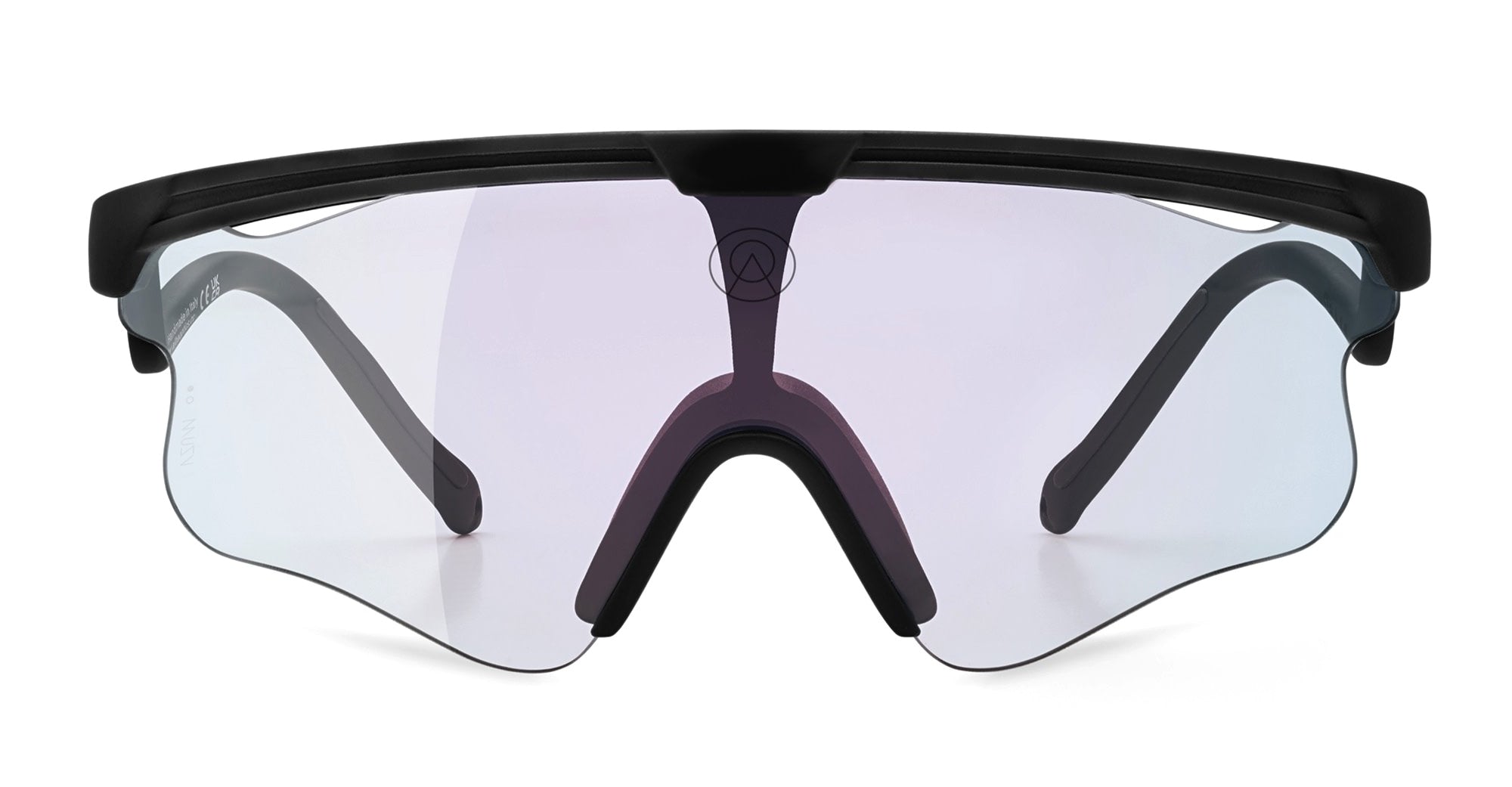Ottica Mondello Roma - Alba Optics - 8050054518596 - DELTA LEI - BLACK / VZUM F-LENS FIRE - Tr90 - shape Mask - Black - EYEWEAR - SUNGLASSES - Unisex,Uomo,Donna,Women,Men - lens red - Made In Italy