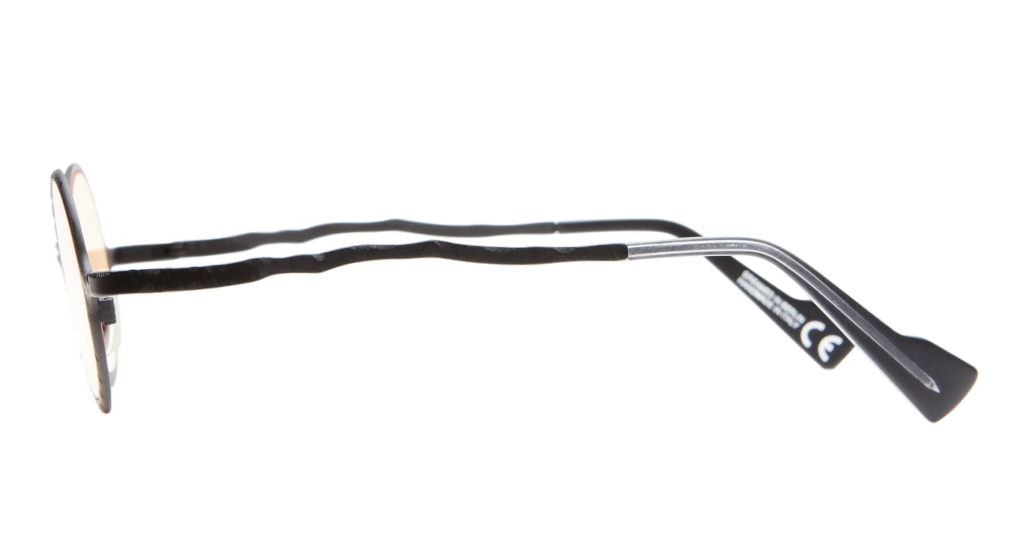 Ottica Mondello Roma - Kuboraum - KRSZ17BMO000002R - MASK Z17 - BLACK MATTE / ORANGE LENS - Metal - shape  - Black - EYEWEAR - SUNGLASSES - Uomo,Men - lens  - Made In Italy