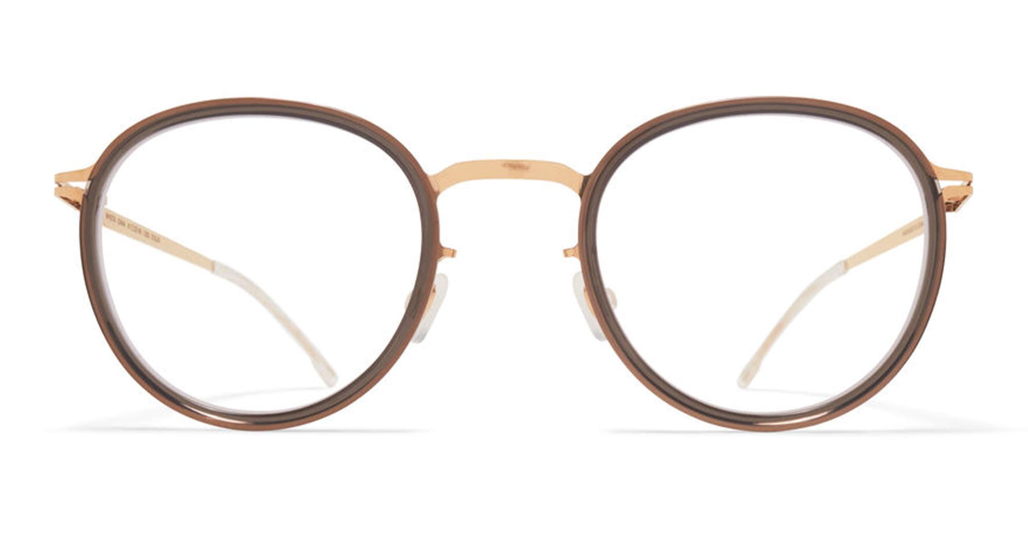  CLEAR ASH RX - Acetate, metal - shape  - Gold - EYEWEAR - EYEGLASSES - Unisex,Uomo,Donna,Women,Men - lens  - Made In Germany
