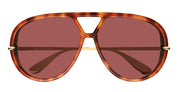 Ottica Mondello Roma - Bottega Veneta - BV1274S-003 - BV1274S-002 - HAVANA / GOLD - Acetate, metal - shape  - havana, gold - EYEWEAR - SUNGLASSES - Donna,Women - lens  - Made In Japan