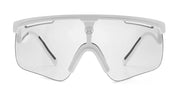 Ottica Mondello Roma - Alba Optics - 8050054516783 - DELTA - WHITE / VZUM F-LENS CLASSIC - Tr90 - shape Mask - White - EYEWEAR - SUNGLASSES - Unisex,Uomo,Donna,Women,Men - lens Grey - Made In Italy