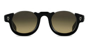 Ottica Mondello Roma - T HENRI - DCS - DIABLO - SHADOW II - Acetate, titanium - shape Round - black, silver - EYEWEAR - SUNGLASSES - Unisex,Uomo,Donna,Women,Men - lens Gradient brown - Made In Japan