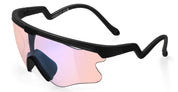 Ottica Mondello Roma - Alba Optics - 8050054514635 - DELTA LEI - BLACK / VZUM F-LENS FLM - Tr90 - shape Mask - Black - EYEWEAR - SUNGLASSES - Unisex,Uomo,Donna,Women,Men - lens purple - Made In Italy