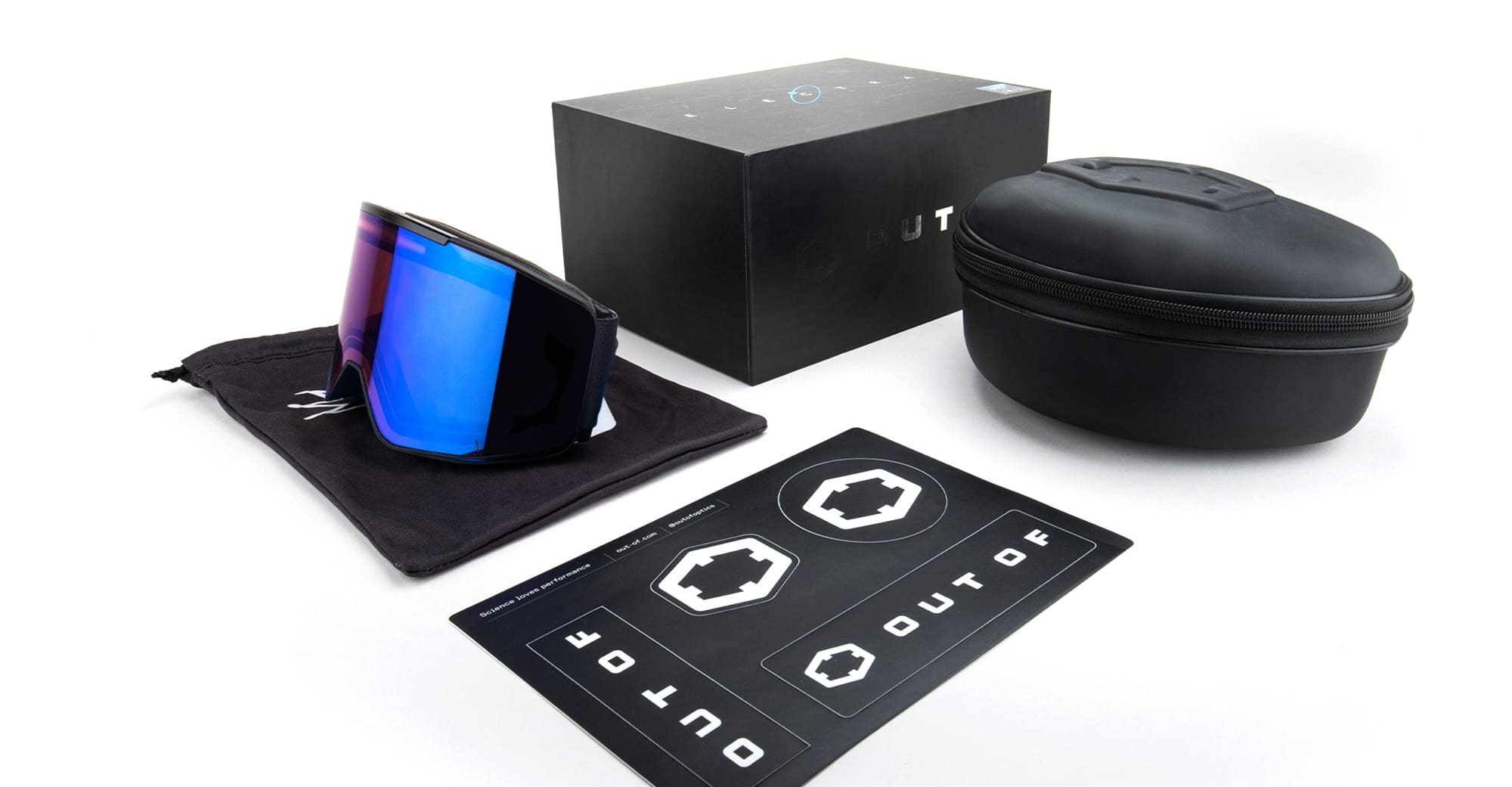 Ottica Mondello Roma - Out Of - XG149886 - ELECTRA 3 - MK3 CROWN BLACK / IRID BLUE - Acetate - shape  - black, white - EYEWEAR - GOGGLES - Unisex,Uomo,Donna,Women,Men - lens  - Made In Italy