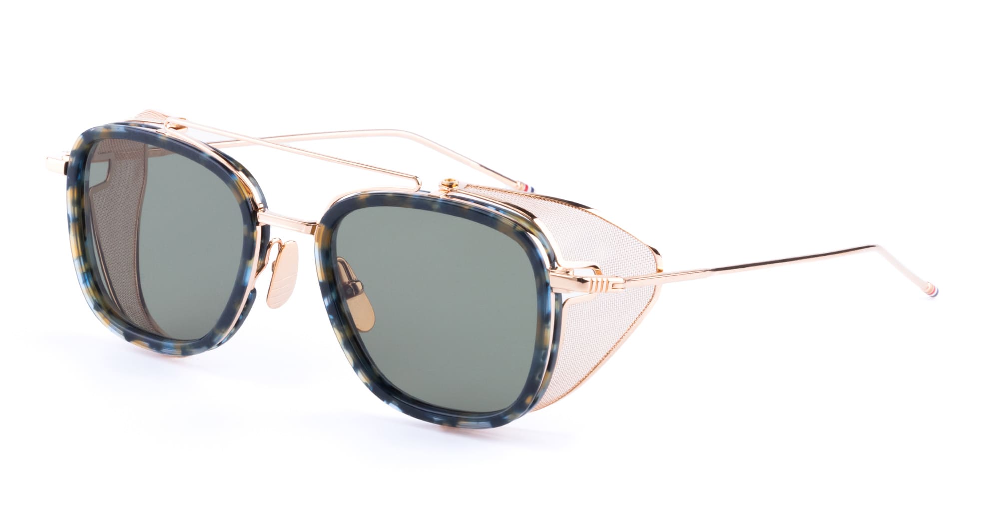 Ottica Mondello Roma - Thom Browne - UES808A-G0003-416-51 - RECTANGULAR /  - Acetate - shape  - grey - EYEWEAR - SUNGLASSES - Uomo,Men - lens  - Made In Japan