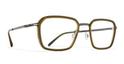 Ottica Mondello Roma - Mykita - 10088258 - LAURI A67 - GRAPHITE / PERIDOT RX - stainless steel - shape Rectangular - grey - EYEWEAR - EYEGLASSES - Unisex,Uomo,Donna,Women,Men - lens Clear - Made In Germany