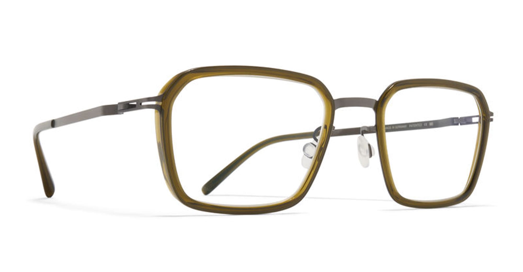 Ottica Mondello Roma - Mykita - 10088258 - LAURI A67 - GRAPHITE / PERIDOT RX - stainless steel - shape Rectangular - grey - EYEWEAR - EYEGLASSES - Unisex,Uomo,Donna,Women,Men - lens Clear - Made In Germany