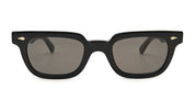 Ottica Mondello Roma - Julius Tart - JTPL-029A-2B-GR-9 - T-MAN - BLACK / DARK GREY LENS - Acetate - shape Rectangular - Black - EYEWEAR - SUNGLASSES - Unisex,Uomo,Donna,Women,Men - lens Grey - Made In Japan