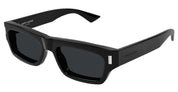 Ottica Mondello Roma - Saint Laurent - SL 837-001 - SL 837-001 - BLACK - Acetate - shape Rectangular - Black - EYEWEAR - SUNGLASSES - Unisex,Uomo,Donna,Women,Men - lens Grey - Made In Italy