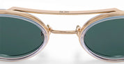 Ottica Mondello Roma - Akoni - AKS-532C-48 - ASTRIA - CRYSTAL CLEAR - Titanium - shape  - crystal, gold - EYEWEAR - SUNGLASSES - Unisex,Uomo,Donna,Women,Men - lens  - Made In Japan