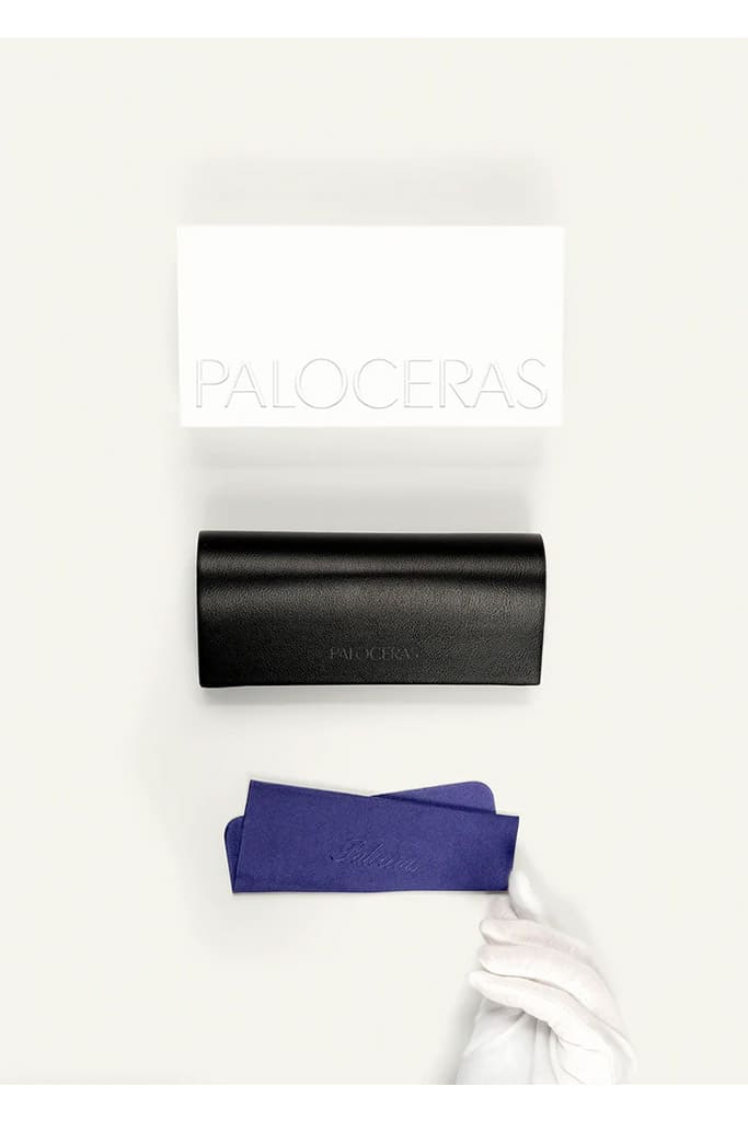 Ottica Mondello Roma - Paloceras - MB-RX - PEBBLE - Milky Blue RX - Acetate - shape Oval - blue - EYEWEAR - SUNGLASSES - Unisex,Uomo,Donna,Women,Men - lens orange - Made In China