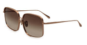 Ottica Mondello Roma - LINDA FARROW - LFL1597C2SUN - GENEVIEVE - ROSE GOLD - Titanium - shape Squared - rose gold - EYEWEAR - SUNGLASSES - Donna,Women - lens Gradient brown - Made In Japan