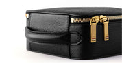 Eyewear leather travel case - black