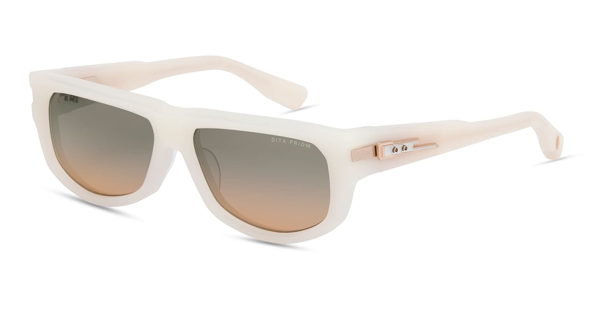  WHITE - Acetate - shape Rectangular - White - EYEWEAR - SUNGLASSES - Unisex,Uomo,Donna,Women,Men - lens Gradient grey - Made In Japan